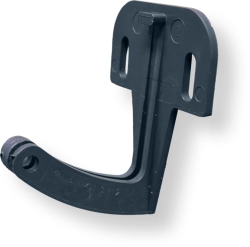 4Home&Garden | Einzelteile Dachrinnensystem 60 mm Typ250 Fallrohr DN 60 | Halbrundrinne Kunststoff PVC Anthrazit | Verbinder Stutzen Rinnenhalter (Versteller) von 4 Home & Garden