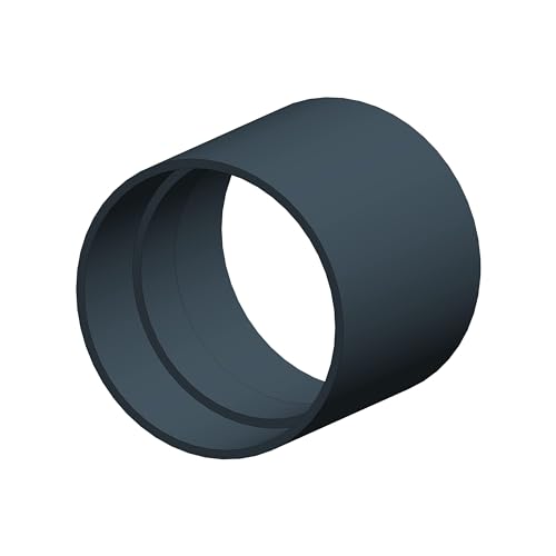 4Home&Garden | Einzelteile Dachrinnensystem RG 100 Typ 300 Fallrohr DN 60 | Kunststoff PVC Anthrazit | Verbinder Stutzen Rinnenhalter (Rohrverbinder) von 4 Home & Garden