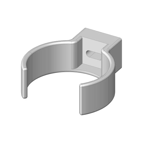 4Home&Garden | Einzelteile Dachrinnensystem RG 100 Typ 300 Fallrohr DN 60 | Kunststoff PVC Weiss | Verbinder Stutzen Rinnenhalter (Rohrschelle) von 4 Home & Garden