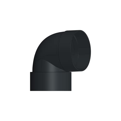 4Home&Garden | Einzelteile Dachrinnensystem RG 95 Typ 275 Fallrohr DN 60 | Kunststoff PVC Anthrazit | Verbinder Stutzen Rinnenhalter (Rohrbogen 88°) von 4 Home & Garden