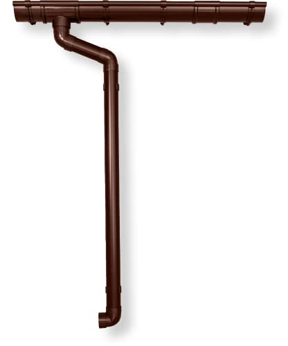 4Home&Garden Dachrinnen Set RG 100 braun 300 cm Halbrund Regenrinne Komplettset 4Home&Garden Dachrinnen Set RG 100 braun 300 cm Halbrund Regenrinne Komplettset von 4 Home & Garden
