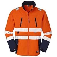 4protect - Warnschutz-Softshelljacke pittsburgh leuchtorange/navy 3471M 100% Pol von 4PROTECT