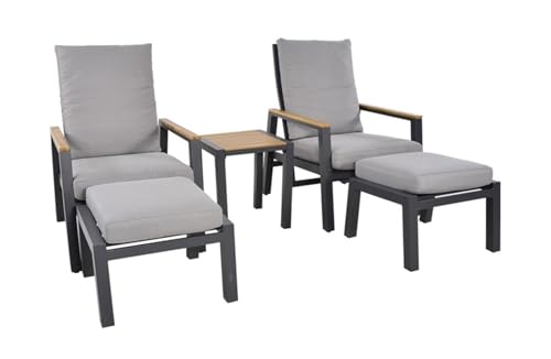 4 jahreszeiten gartenmobel Duo Loungeset Coda | Aluminium von 4 jahreszeiten gartenmobel