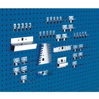 bott Werkzeughalter, 10 Haken/10 Doppelhaken/20 div. Halter, BxHmm, 40-tlg. von Bott