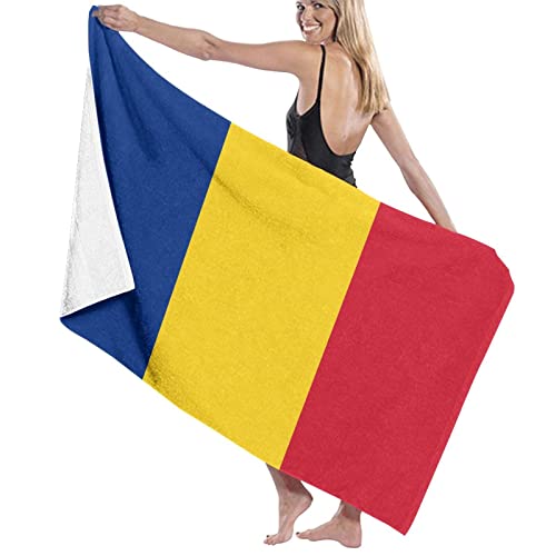 403 Campinghandtuch Rumänien-Flagge Duschtuch Weich Velours Badetuch Schnelltrocknend Sandfreiem Handtuch Für Reisen Outdoor Sauna von 403