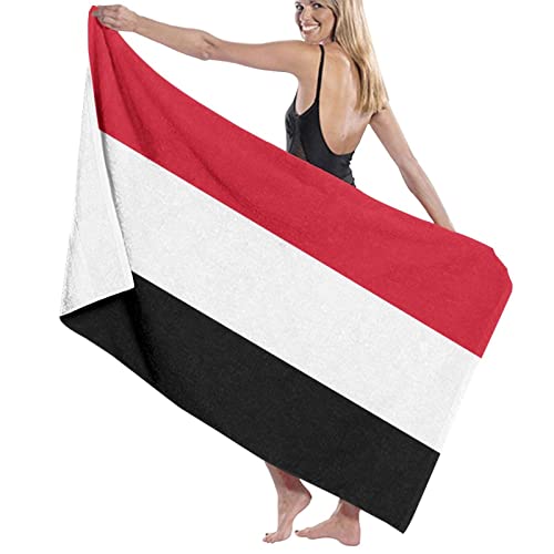 403 Velours Badetuch Jemen-Flagge Duschtuch Schnelltrocknend Strandtuch Mikrofaser Sandfreiem Handtuch Für Sauna Outdoor Reisen von 403