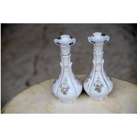 Floral Bud Vasen Japan. Paar Vasen. Shabby Chic Gold Vergoldet Farbe. Hochzeit Braut-Dusche-Vasen. Französisch Land Dekor. #l415 von 407LSTREET