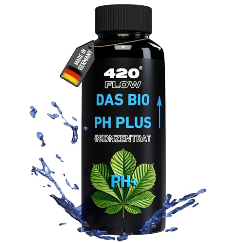 420Flow pH Plus Bio Konzentrat – pH-Regulierungsset für Hanf und Pflanzen, Vegan & umweltfreundlich, für optimale Nährstoffaufnahme und gesundes Wachstum (1000ml) von 420Flow