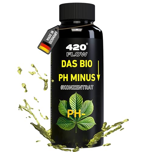 420Flow pH-Regulator Konzentrat – Perfekte pH-Anpassung für Pflanzen, Vegan & umweltfreundlich, fördert Nährstoffaufnahme, für Erde, Kokos & Hydroponik (500ml) von 420Flow