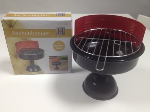 SCHÖNER BBQ TISCHASCHENBECHER STANDASCHENBECHER ASCHER ASCHENBECHER GRILL DESIGN PARTY GAG GESCHENK von Unbekannt