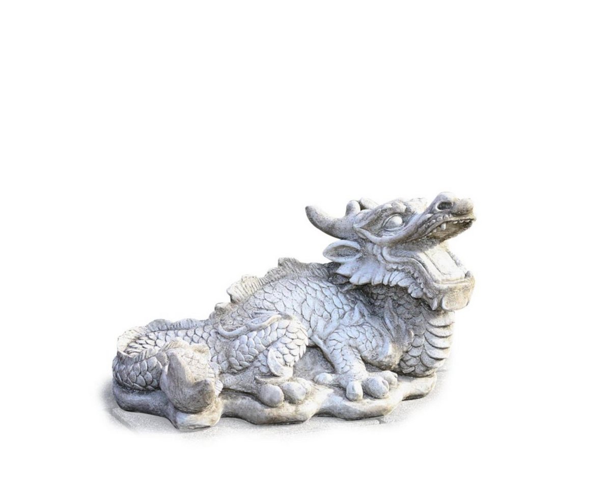 440s Gartenfigur 440s Chinesischer Glücksdrache Antiksteinguss L ca. 43 cm, (Stück) von 440s