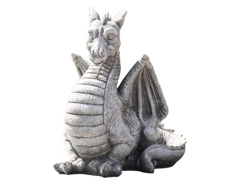 440s Gartenfigur 440s Kleiner Glücksdrache Antiksteinguss, (Stück) von 440s