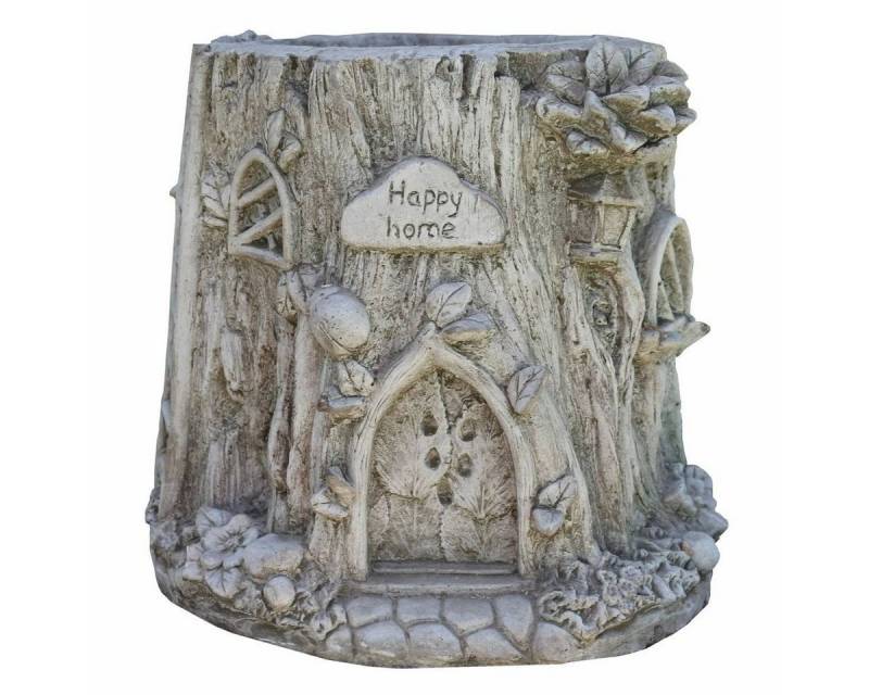 440s Gartenfigur 440s Kobold Villa Happy Home Pflanztrog Antiksteinguss, (Stück) von 440s