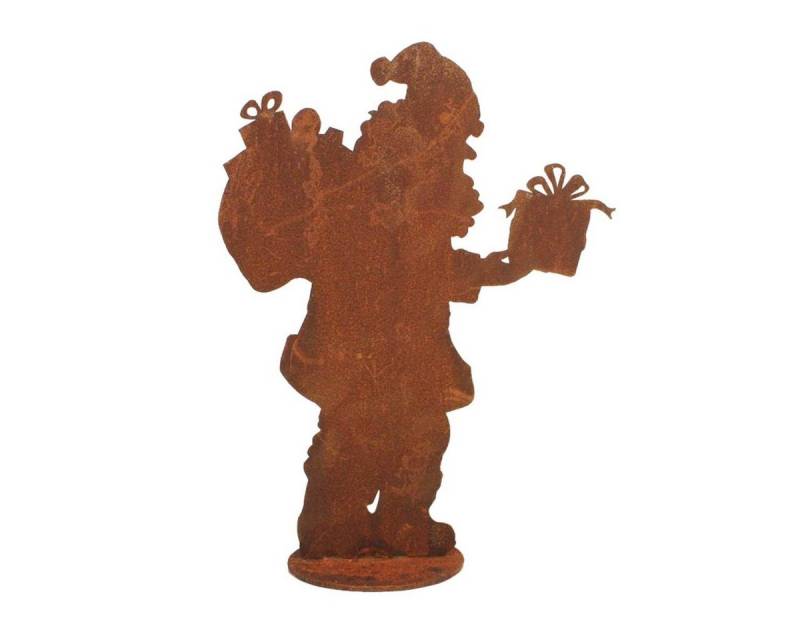 440s Gartenfigur 440s Rost-Nikolaus auf Platte, (Stück) von 440s