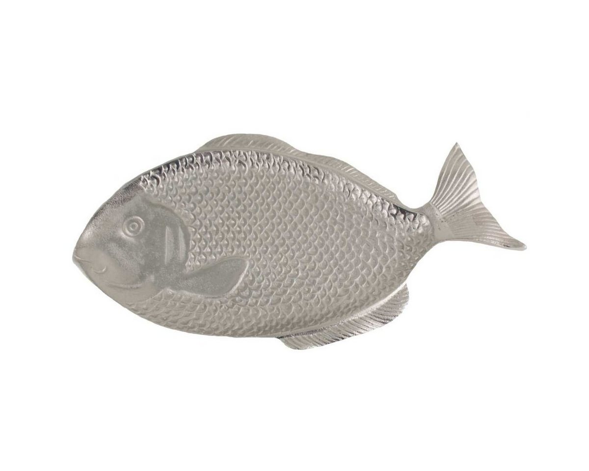 440s Dekoobjekt 440s Schale Fisch, Aluminium, silber-farben von 440s