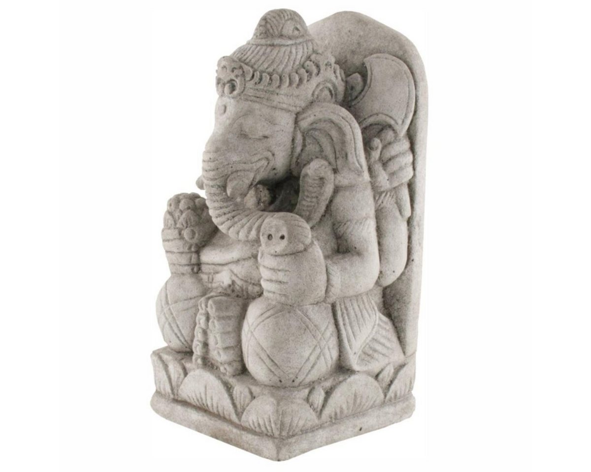 440s Gartenfigur 440s kleiner Ganesha Antiksteinguss H ca. 30 cm, (Stück) von 440s
