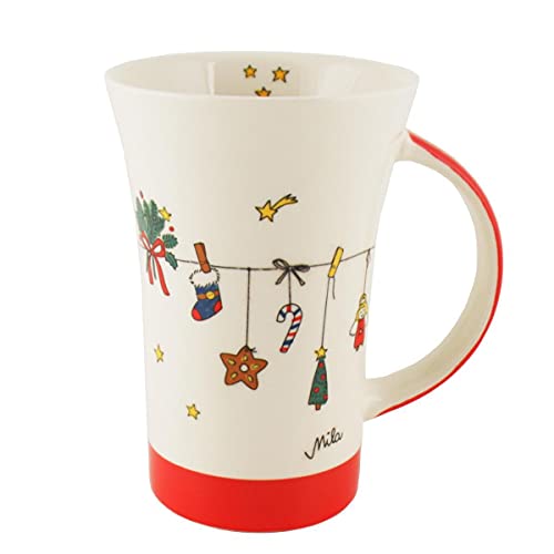 440s-Exklusiv Mila Keramik-Becher Coffee Pot Es Weihnachtet sehr | MI-44082 von 440s