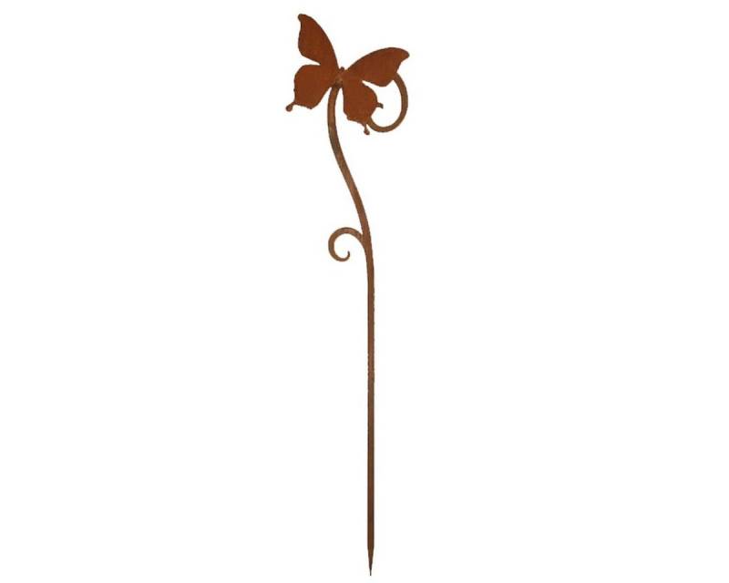440s Gartenfigur 440s Rost-Schmetterling PAPILLO auf Curlstab, (Stück) von 440s