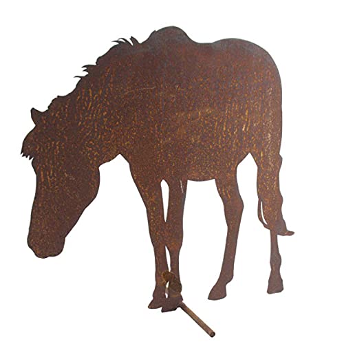 440s Rost Pferd grasend. H: ca. 39cm | SA-BH1-2 | 4260553562189 von 440s