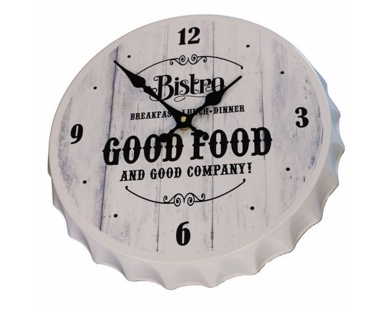 Contento Wanduhr 440s Wanduhr CROWNS BISTRO Metall Contento Wanduhr 440s Wanduhr CROWNS BISTRO Metall von Contento
