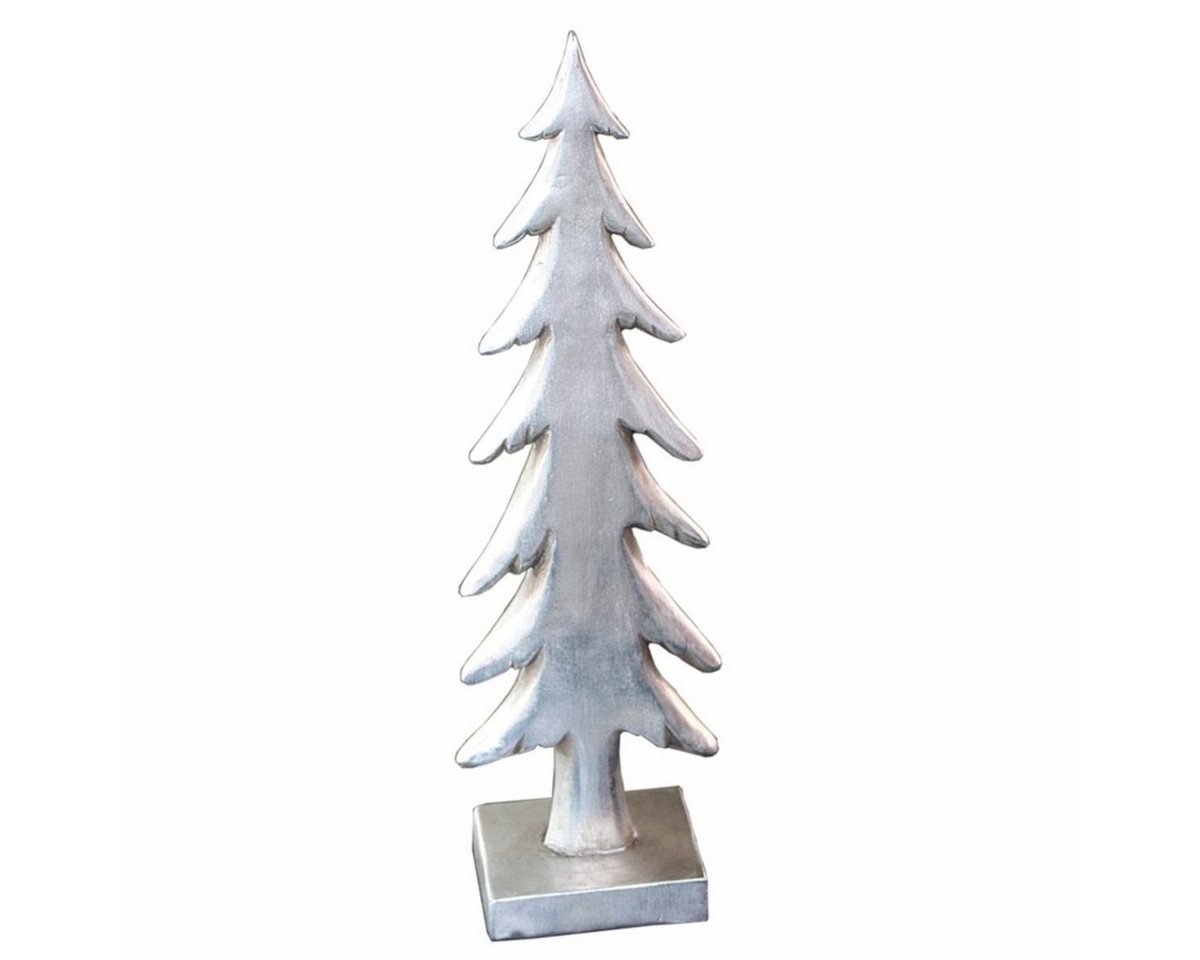 440s Weihnachtsfigur 440s Tannenbaum silberfarben Antik-Look ca 51,5 cm H von 440s