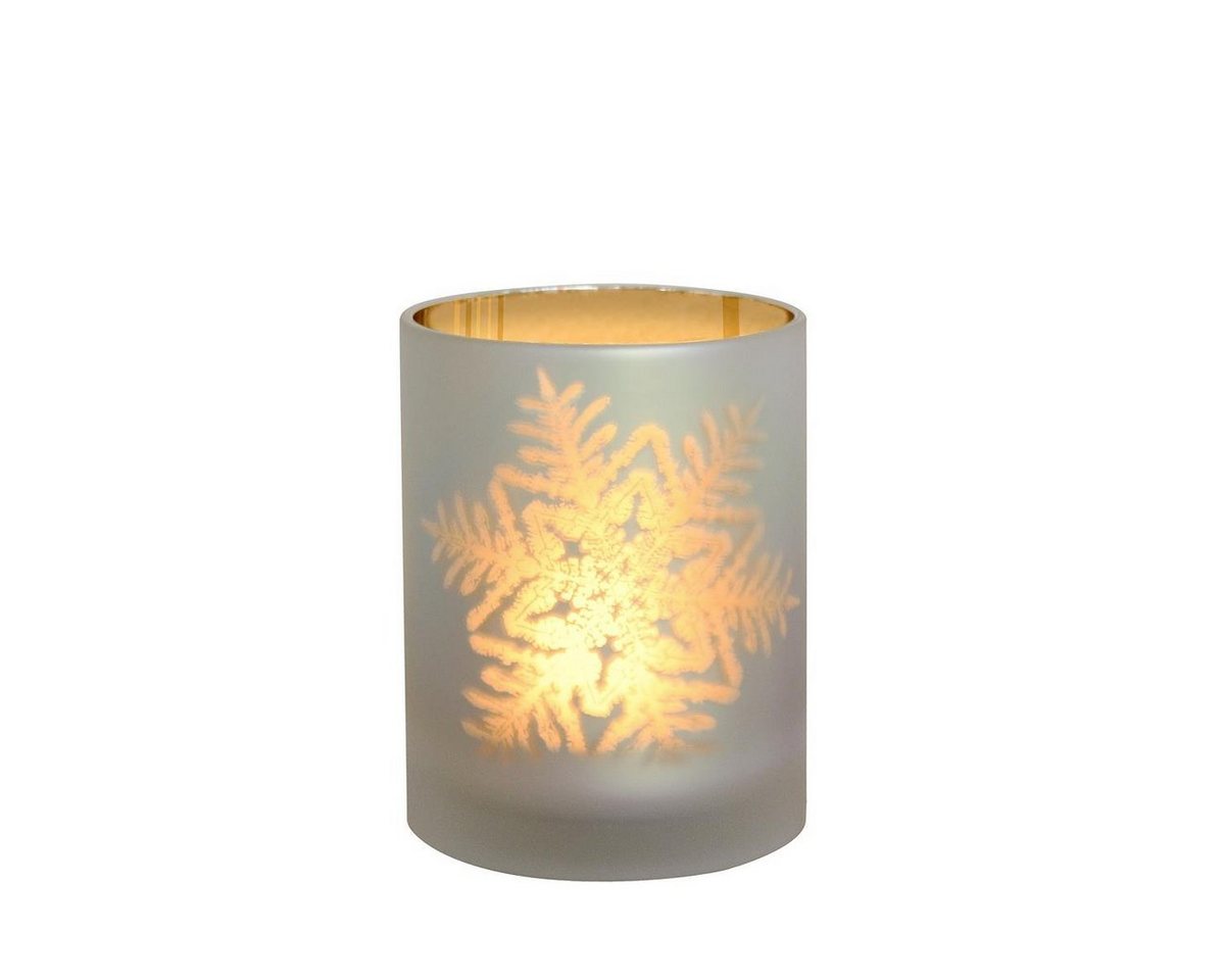 440s Windlicht 440s Glas Windlicht SNOWFLAKE H ca.12 cm (Stück) von 440s