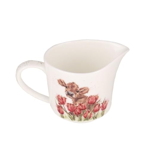 Wrendale Designs Porzellan Milchkännchen Kuh Bessie von der britischen Künstlerin Hannah Dale im englischen Landhaus-Stil als Geschenk & selbst genießen bei der Kaffee- oder Tee-Pause von 440s