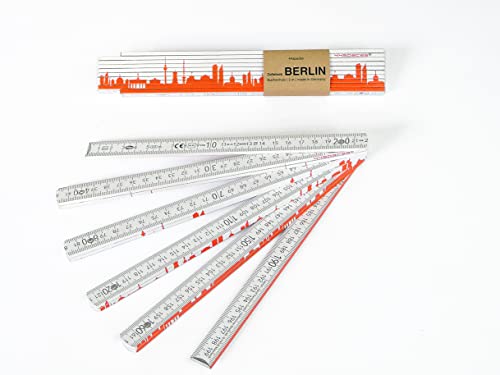 44spaces Zollstock Berlin in Orange - 2m Holz - Vatertagsgeschenk Papa Geburtstagsgeschenk Vater Tochter Handwerker Werkzeug 44spaces Zollstock Berlin in Orange - 2m Holz - Vatertagsgeschenk Papa Geburtstagsgeschenk Vater Tochter Handwerker Werkzeug von 44spaces