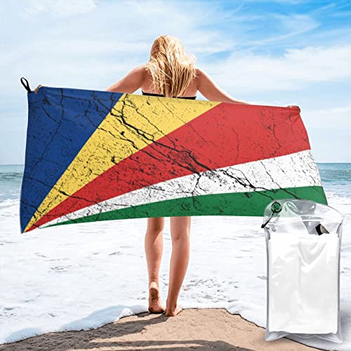 452 Badetuch Flagge Der Seychellen-Textur-Effekt Velours Badetuch Sandfreie Duschtuch Saugstark Sandfreiem Handtuch Für Reisen Outdoor Yoga 70x140cm 452 Badetuch Flagge Der Seychellen-Textur-Effekt Velours Badetuch Sandfreie Duschtuch Saugstark Sandfreiem Handtuch Für Reisen Outdoor Yoga 70x140cm von 452
