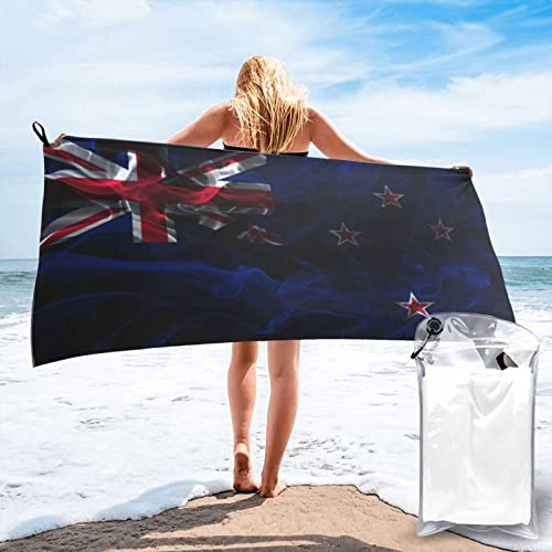 452 Sandfreiem Handtuch Smoke Style Flagge Von Neuseeland Duschtuch Weich Badehandtuch Mikrofaser Velours Badetuch Für Reisen Outdoor Sauna 70x140cm von 452