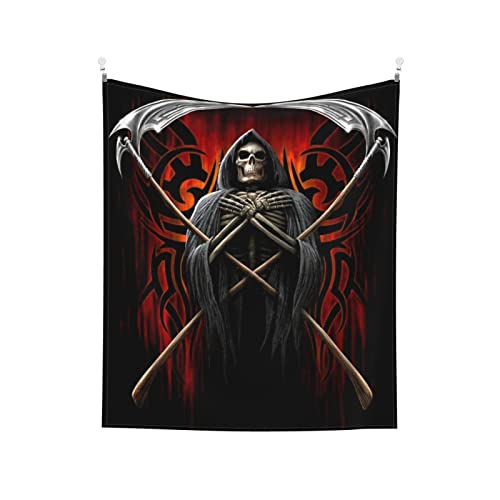 452 Tapisserie Totenkopf-Sensenmann-Tod Wandbehang Portabel Wandtuch Hochwertige Wand Dekoration Für Party Zimmer Hausdeko 73x95cm von 452