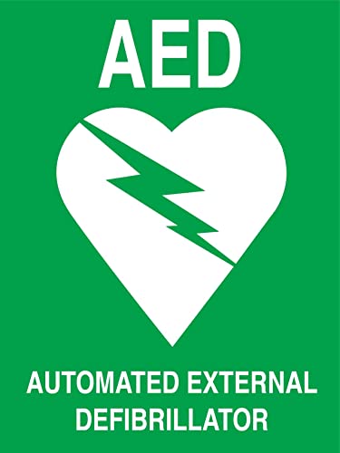 Warnschild Automatisierter Externer Defibrillator Retro Verbotsschild Personalisierte Deko Schild 20X30Cm, Tin Sign von 452
