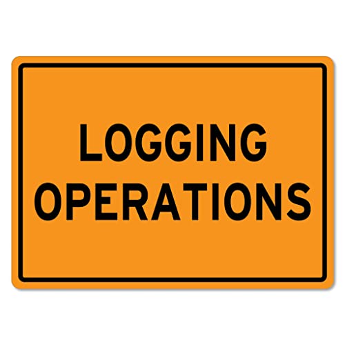 Warnschild Logging-Operationen Zeichen Trucking Personalisierte Verbotsschild Retro Dekoschild 20X30Cm, Gefahrenhinweis von 452