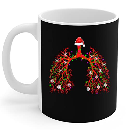 Teetasse Atmungstherapeut Lungen Xmas Santa Hat Geschenk Keramik Becher Beidseitig Bedruckt Keramik Tasse Für Kaffee-Tasse Männer Freundin 330Ml von 456