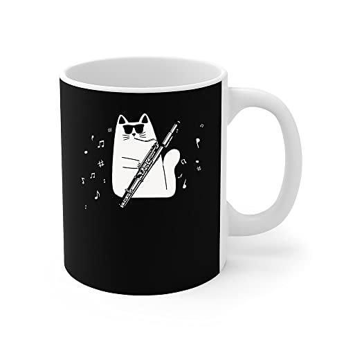Teetassen Lustige Katze Mit Sonnenbrille, Die Fagott Spielt Keramik Kaffeetassen Fun Tassendruck Für Frauen Büro Kaffee-Tasse 330Ml Teetassen Lustige Katze Mit Sonnenbrille, Die Fagott Spielt Keramik Kaffeetassen Fun Tassendruck Für Frauen Büro Kaffee-Tasse 330Ml von 456