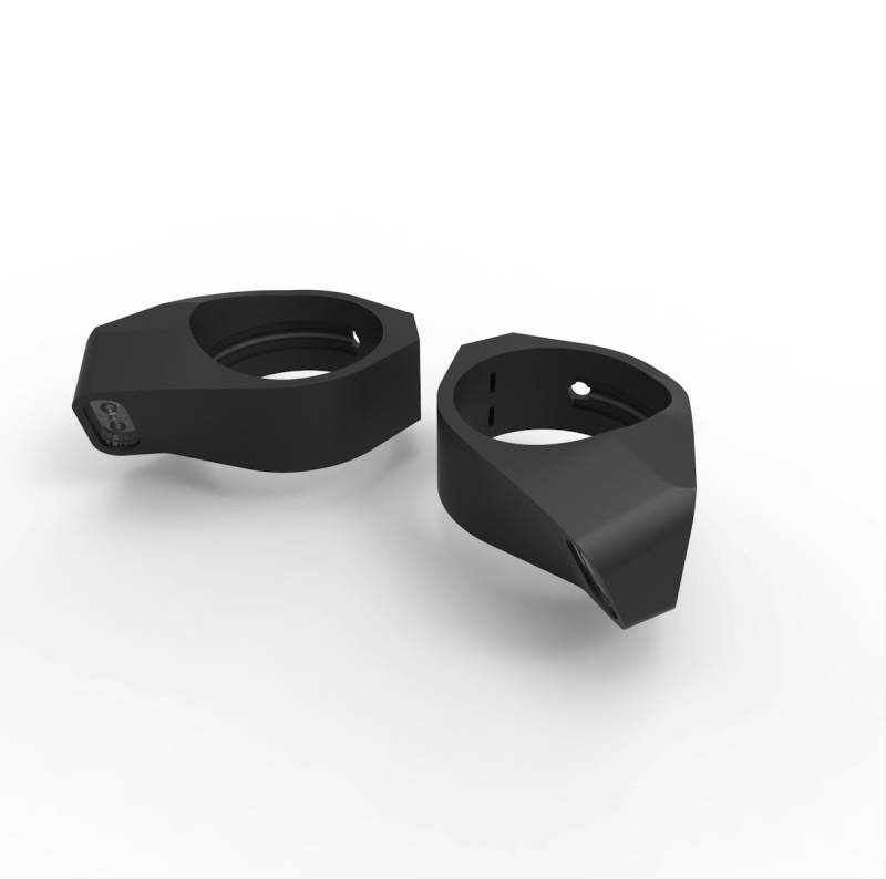 MOTOISM Gabelschelle mit integriertem Blinker - Type Three (Paar) von MOTOISM