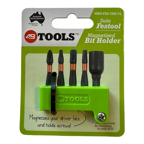 48 Tools Magnetischer Bithalter für Festool Akkuschrauber | Grün | Robustes Design | Präzise Bithalterung | Ideal für professionellen Einsatz von 48 Tools