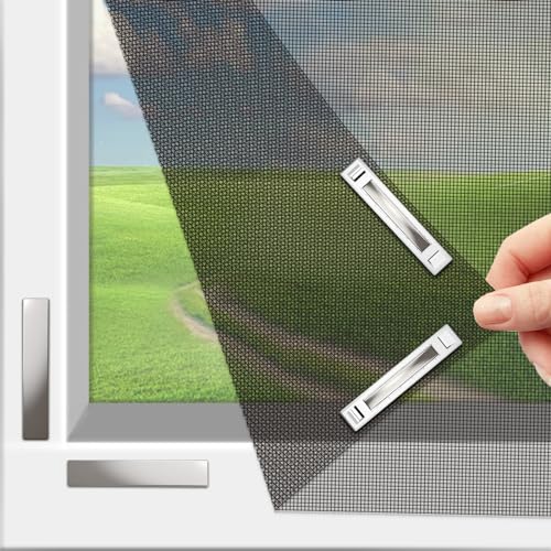 Fliegengitter Fenster Moskitonetz Zuschneidbar bis 150 x 130 cm von 4BAOHUI
