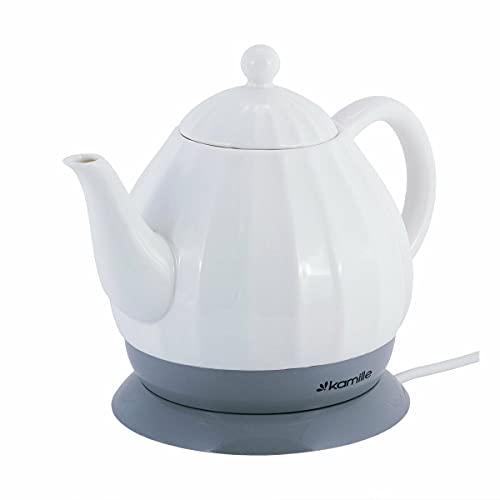 1,2L Keramik Wasserkocher Elektrisch Teekanne Wasserkessel Kettle Tea Schnellkochkessel Teekocher Servierkanne von 4BIG.fun