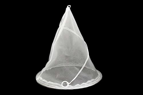 4BEE Konisches Honigsieb Nylon ohne Ständer Ø 33 cm Höhe 40 cm – extra feines Feinsieb Maschenweite 0,3 mm – lebensmittelechtes Imkereizubehör von 4Bee