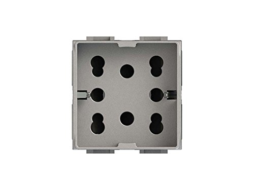 4Box 4B.NT.H21 Stecker MULTISTANDARD 1 Schuko oder 2 Bypass Kompatibel mit Btcino Livinglight, 250 V, TECH 4Box 4B.NT.H21 Stecker MULTISTANDARD 1 Schuko oder 2 Bypass Kompatibel mit Btcino Livinglight, 250 V, TECH von 4Box