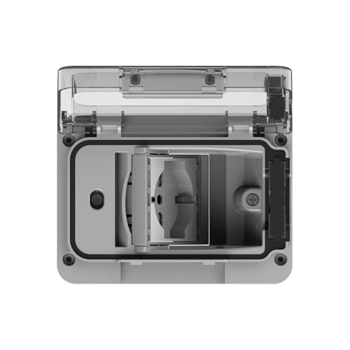 4Box 4B.W.RAL.015, Wide IP55, Außensteckdose für Unterputzdose Typ 503 mit zweiwertigem Schuko, grau 4Box 4B.W.RAL.015, Wide IP55, Außensteckdose für Unterputzdose Typ 503 mit zweiwertigem Schuko, grau von 4Box