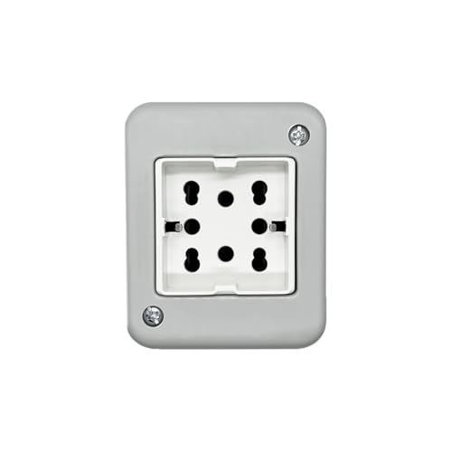 4Box 4B.ip40.h21 Behälter IP40 komplett-Steckdose Side, 250 V, grau 4Box 4B.ip40.h21 Behälter IP40 komplett-Steckdose Side, 250 V, grau von 4Box