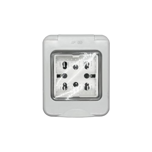 4Box 4B.ip55.h21 Behälter IP55 komplett-Steckdose Side, 250 V, grau 4Box 4B.ip55.h21 Behälter IP55 komplett-Steckdose Side, 250 V, grau von 4Box