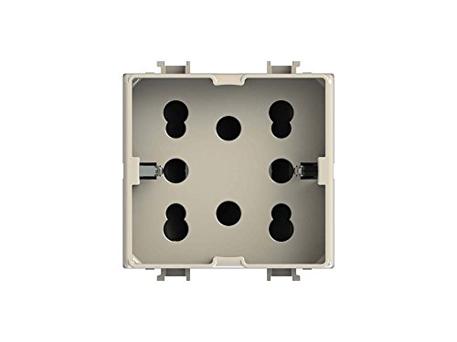 4Box 4b.a.h21 Stecker MULTISTANDARD 1 Schuko oder 2 Bypass Kompatibel mit Bticino Matix Magic, 250 V, Elfenbein 4Box 4b.a.h21 Stecker MULTISTANDARD 1 Schuko oder 2 Bypass Kompatibel mit Bticino Matix Magic, 250 V, Elfenbein von 4Box