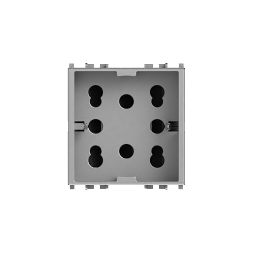 4Box Stecker MULTISTANDARD 1 Schuko oder 2 Bypass Kompatibel mit VIMAR Plana, 250 V, Silber, 4B.V14SL.H21, 250 voltsV 4Box Stecker MULTISTANDARD 1 Schuko oder 2 Bypass Kompatibel mit VIMAR Plana, 250 V, Silber, 4B.V14SL.H21, 250 voltsV von 4Box
