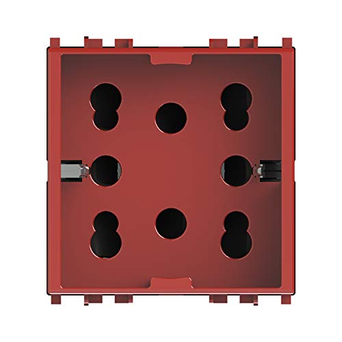 4Box Stecker MULTISTANDARD 1 Schuko oder 2 Bypass Kompatibel mit VIMAR Plana, 250 V, rot, 4B.V14R.H21, 250 voltsV 4Box Stecker MULTISTANDARD 1 Schuko oder 2 Bypass Kompatibel mit VIMAR Plana, 250 V, rot, 4B.V14R.H21, 250 voltsV von 4Box
