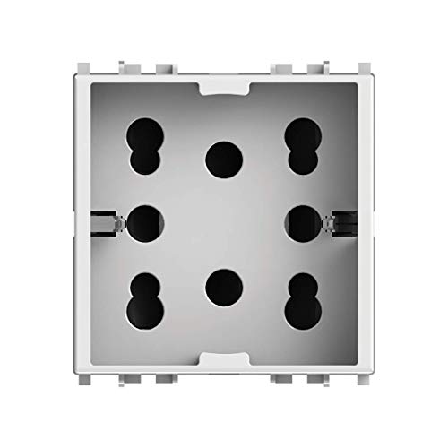4Box Stecker MULTISTANDARD 1 Schuko oder 2 Bypass Kompatibel mit VIMAR Plana, 250 V, weiß, 4B.V14.H21, 250 voltsV 4Box Stecker MULTISTANDARD 1 Schuko oder 2 Bypass Kompatibel mit VIMAR Plana, 250 V, weiß, 4B.V14.H21, 250 voltsV von 4Box