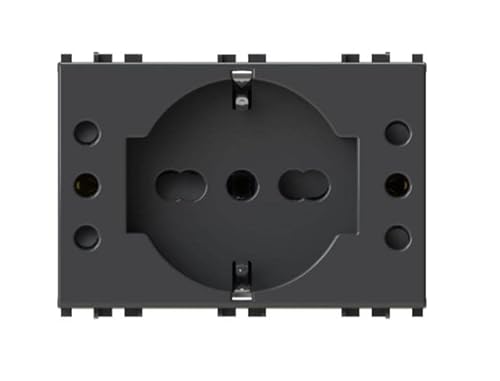 4Box - USB Einbausteckdose P40 3.0A kompatibel mit Vimar® Arkè™ grau von 4Box