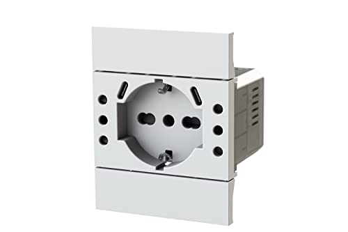 4Box - USB Einbausteckdose P503 kompatibel mit Bticino® LivingNow™ weiß von 4Box